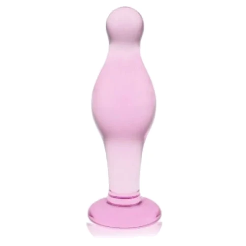 Стеклянный фаллоимитатор Love Toy Glass Romance Dildo 4.5" Pink