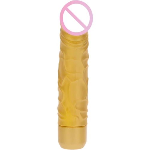 Вибратор Toy Joy - Gold Dicker Original Vibrator: Тип и форма В виде члена