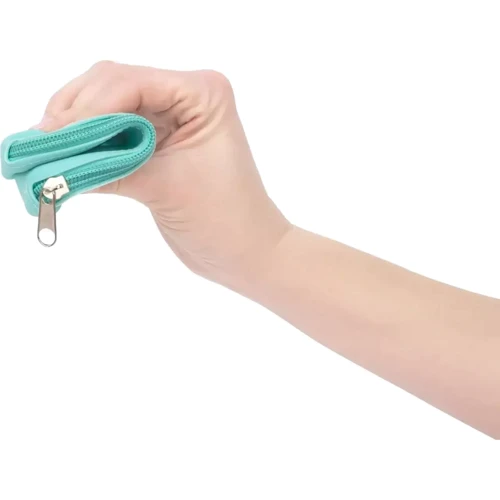 Кейс для хранения секс-игрушек PowerBullet Silicone Zippered Bag Teal фото 2
