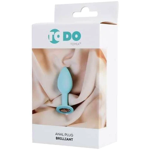 Анальная пробка с кристаллом ToDo by Toyfa Anal Plug Brilliant: Материал Силикон