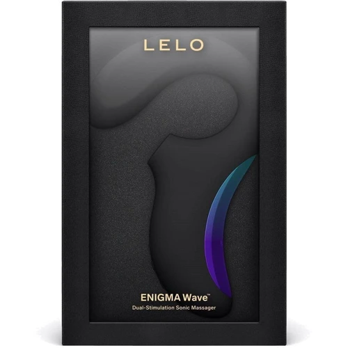 Кліторально-вагінальний звуковий стимулятор LELO Enigma WAVE Black: Тип і форма Вібромасажер