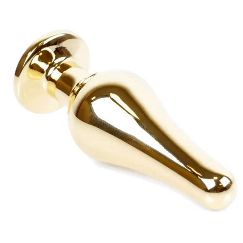 Анальная пробка с кристаллом BOSS of TOYS Boss Series - Jewellery Gold BUTT PLUG Clear, BS6400066: Тип Анальные пробки