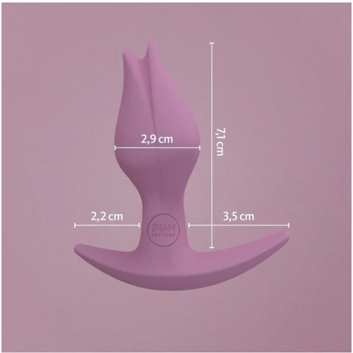 Анальна пробка Fun Factory Bootie Fem rose: Наличие вибрации Нет