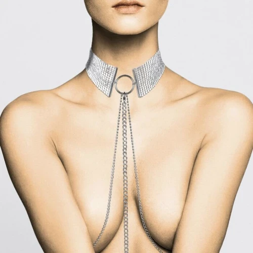 Прикраса Bijoux Indiscrets Desir Metallique Collar - Silver: Для кого Для жінок