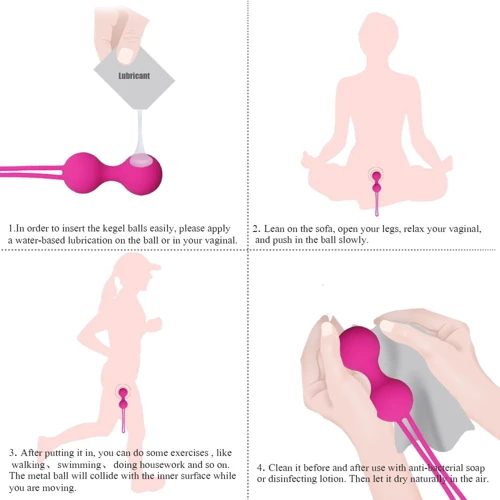 Вагинальные шарики Hulamy Kegel Balls фото 7