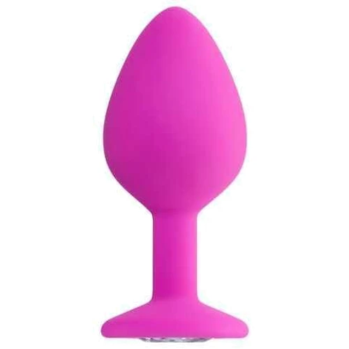 Анальная пробка с кристаллом ToDo by Toyfa Anal Plug Brilliant: Материал Силикон
