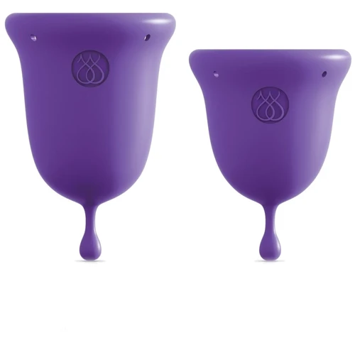 Набір менструальних чаш Jimmyjane Menstrual Cups, 14 мл і 21 мл, фіолетовий