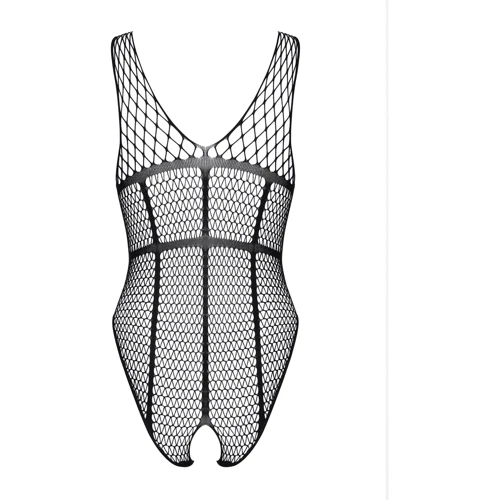 Сексуальний боді з вирізом Obsessive B117 black S/M/L: Матеріал нейлон