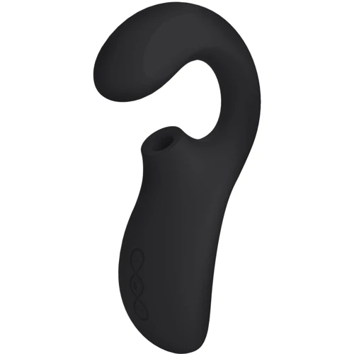 Вакуумный стимулятор с вибрацией LELO Enigma Black: Тип и форма Кролик