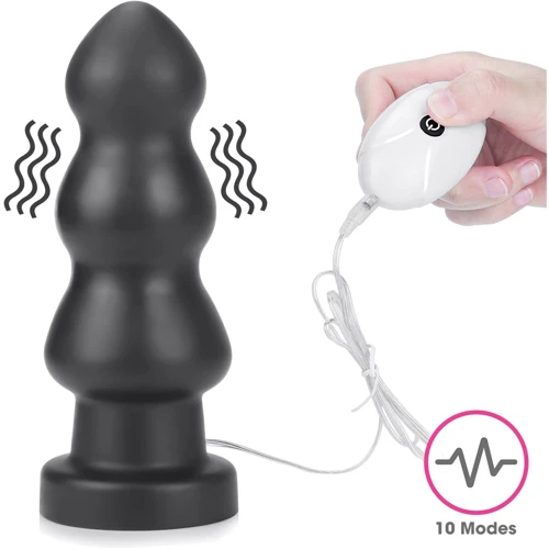 Анальная пробка с вибрацией Lovetoy Vibrating Anal Rigger 7.8" King Sized фото 7