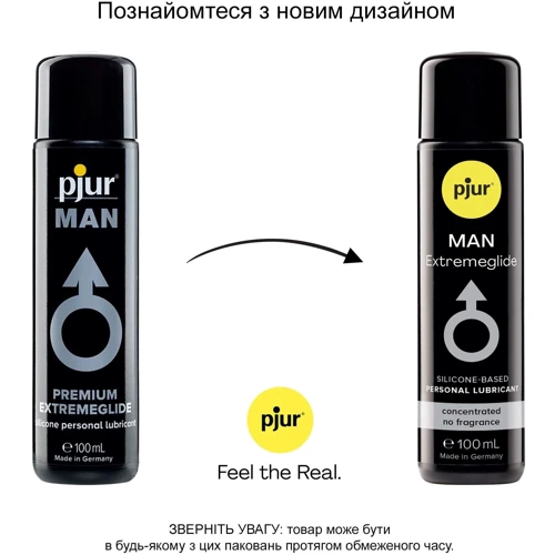 Густая силиконовая смазка pjur MAN Premium Extremeglide 100 мл с длительным эффектом, экономная: Для кого Для мужчин