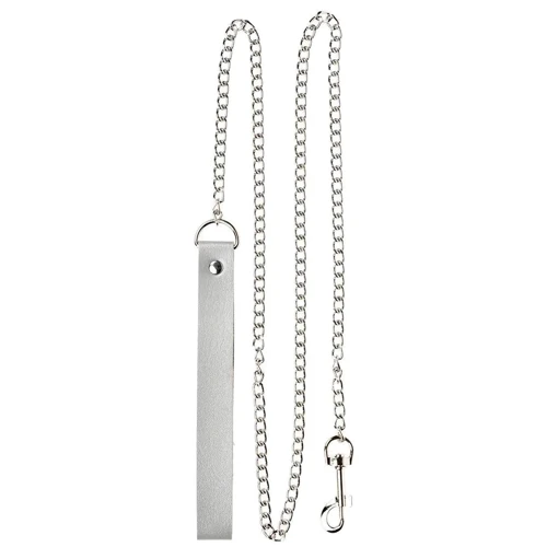 Повідець PU Leather Leash Black, SKN-AS24 Gray