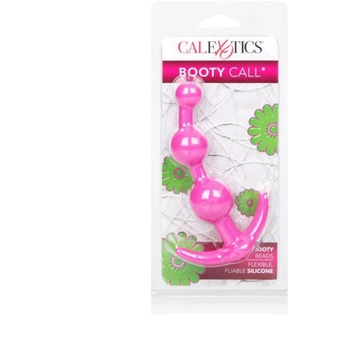 CalExotics Booty Call Booty Beads анальна ялинка, 12x3.25 см, рожевий: Тип Анальні ялинки