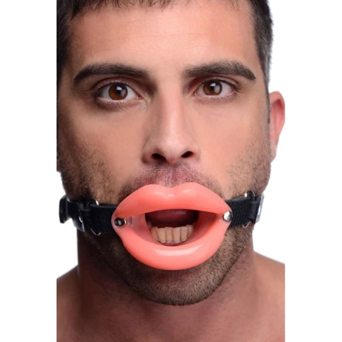 Розширювач рота Master Series Sissy Mouth Gag в формі пишних губ фото 4