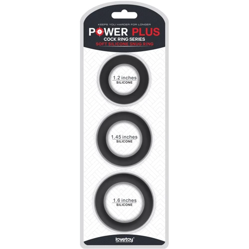Набор эрекционных колец LoveToy Power Plus Cock Ring Series: Производитель LOVETOY