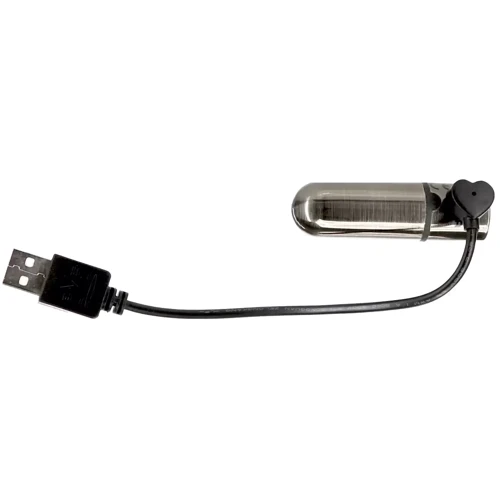 Вібропуля PowerBullet - First-Class Bullet 2.5" з Key Chain Pouch, Gun Metal: Для кого Для жінок