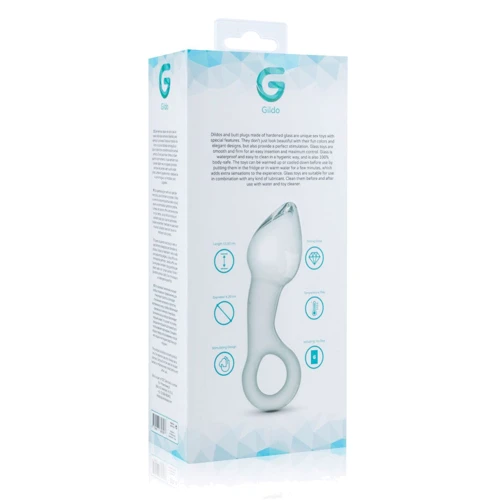Стеклянный стимулятор простаты Gildo Glass Prostate Plug No. 13 фото 6