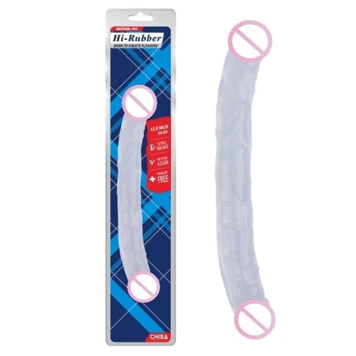 Двухсторонний фаллоимитатор CHISA 12.8 Inch Dildo Clear: Назначение Вагинальные