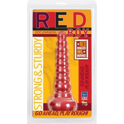 Анальная пробка Doc Johnson Red Boy - Red Ringer Anal Wand: Тип Анальные пробки