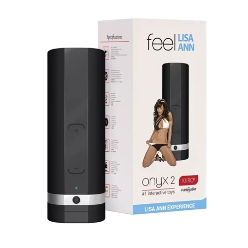 Интерактивный мастурбатор Kiiroo Onyx 2 Lisa Ann Experience