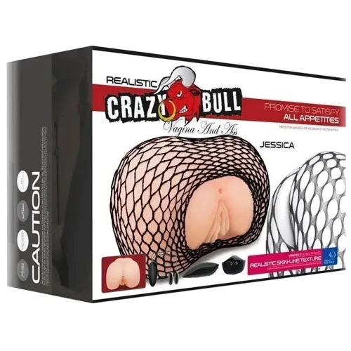 Мастурбатор LYBAILE Crazy Bull Jessica Vagina And Ass: Призначення  класичний