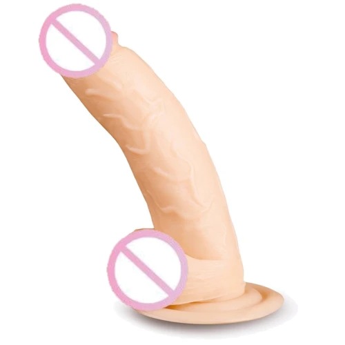Крупный фаллоимитатор на присоске Brazzers, 14.5х4.5 см