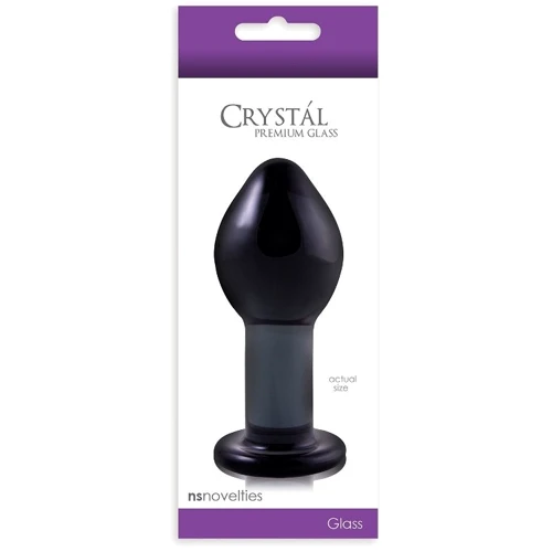 Большая анальная пробка Ns Novelties «Crystal», 10х4 см: Для кого Унисекс