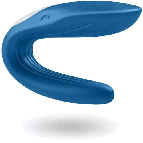 Вибромассажер для пар Satisfyer - Partner Whale Blue: Длина, см 9