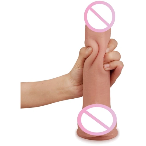 Фалоімітатор LoveToy Skinlike Soft Dong 8": Тип Реалистичные