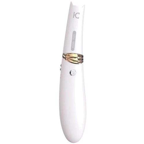 Вакуумный стимулятор с вибрацией KisToy Miss CC White