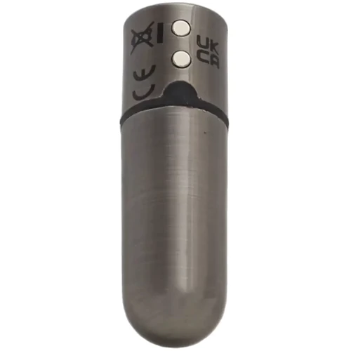 Вібропуля PowerBullet - First-Class Bullet 2.5" з Key Chain Pouch, Gun Metal: Призначення Кліторальні