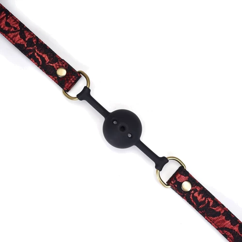 Кляп Liebe Seele Victorian Garden Ball Gag: Цвет черный