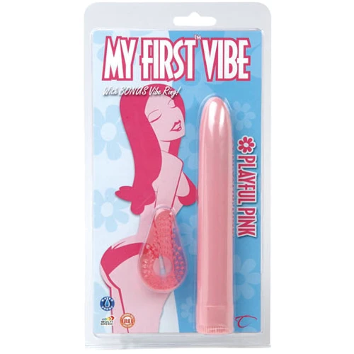 Вібратор + ерекційне кільце My First Vibe, with Bonus Vibe Ring, 19x2.5 см, рожевий: Для кого Для жінок