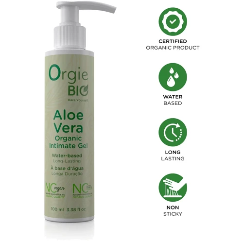 Гель для інтимної гігієни Orgie – Bio Aloe Vera Organic Intimate Gel (100 мл) з алое віра: Тип Гель