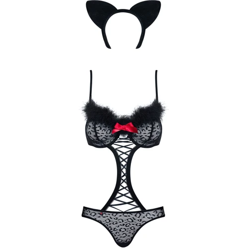 Еротичний костюм Obsessive Gepardina, L / XL: Розмір L