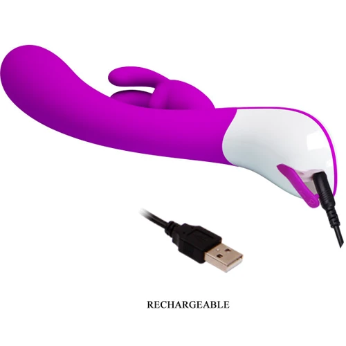 Вибратор Pretty Love Harlan Vibrator Purple: Тип и форма Кролик