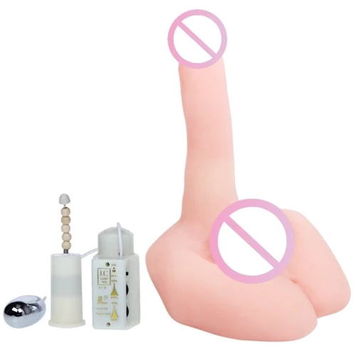 Вібратор з ротацією LYBAILE Mr.Big Vibrating & Rotating Cock Flesh