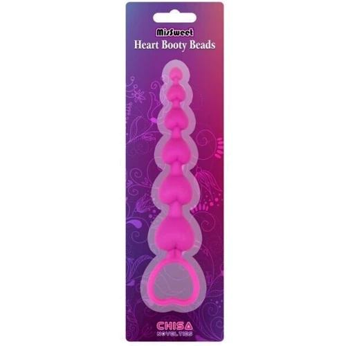 Анальная цепочка Chica Heart Booty Beads - Pink, 291340: Для кого Унисекс