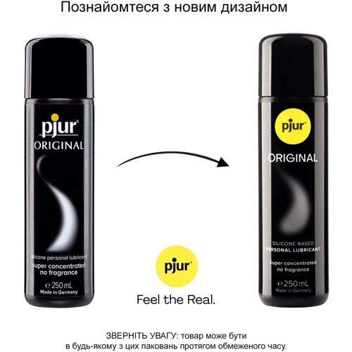 Универсальная смазка на силиконовой основе pjur Original 250 мл, 2в1: для секса и массажа: Для кого Унисекс