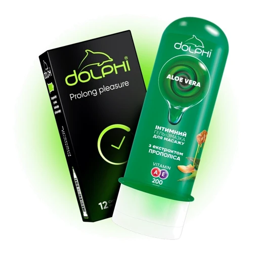 Інтимний лубрикант для масажу Dolphi Aloe Vera 200мл: Тип Вагинальные