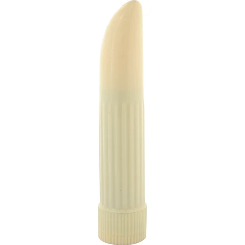 Вибратор пластиковый Lady Finger mini, 13x2.5 см, белый