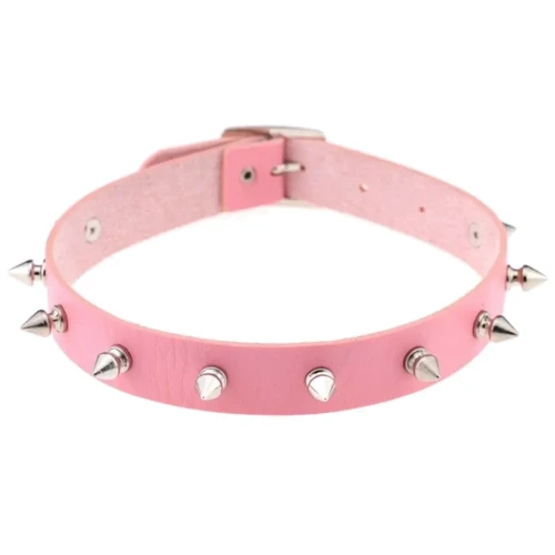 Чокер-нашийник SKN-AS12 PINK