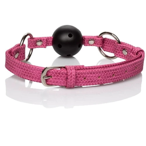 CalExotics Tickle Me Pink Ball Gag - кляп с шариком: Цвет розовый