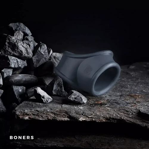 Эрекционное кольцо Boners Clsssic Cocksling - Grey: Цвет серый