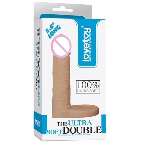 Насадка для двойного проникновения LoveToy The Ultra Soft Double Flesh 5.8": Назначение Для двойного проникновения