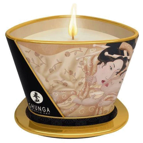 Масажна свічка Shunga MASSAGE CANDLE - Vanilla Fetish (170 мл)