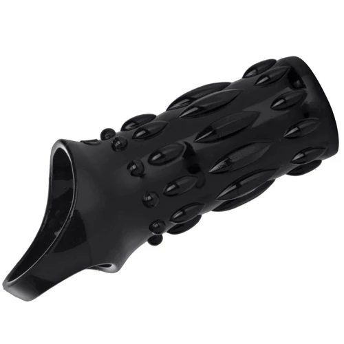Открытая насадка на пенис Size Matters Enhancer Sex Sleeve Black