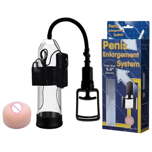 Вакуумна помпа з вібростимуляцією LYBAILE - Penis Enlargement System 9,8'' Vibration (BM-010066C)