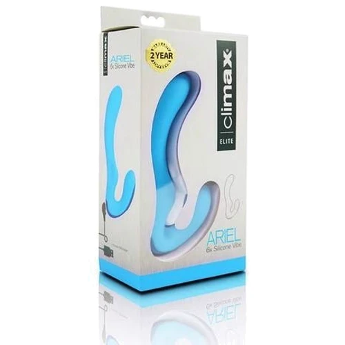 Вібратор Topco Sales Climax Elite, Ariel Rechargeable 6x Silicone Vibe, блакитний: Для кого Для жінок