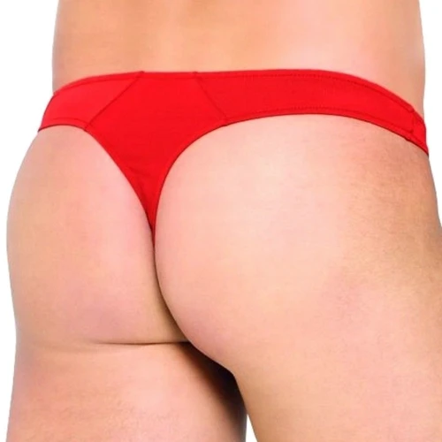 Мужские трусы SoftLine - Thong 4501, XL (red): Вид Трусы